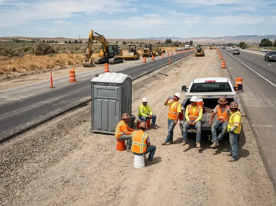 highway-road-construction-crew-007 — frequently asked questions, Porta Potty and Restroom Rentals in Burlington, KS